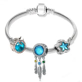 Ensemble Rêve Céleste - Bracelet avec 3 Charms Étoilés