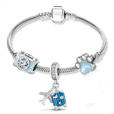 Ensemble Voyage et Compagnie - Bracelet avec 3 Charms d’Aventures